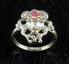 Frog RIng Sterling Silver
