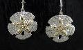 Silver Sand Dollar Earrings