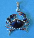 Enamel Crab Necklace